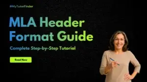 MLA header format guide